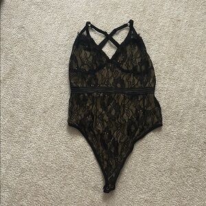 Black Lace Bodysuit